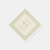 Two Little Sprouts are  on the Way Baby Shower  Servet (Hoek)