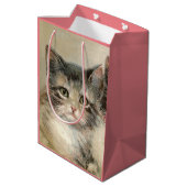 Two lovely Victorian kittens Medium Cadeauzakje (Achterkant Gekanteld)