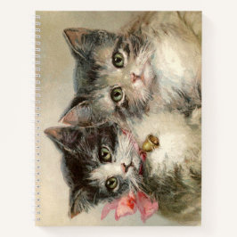 Two lovely Victorian kittens. Notitieboek