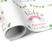 Two Lucky 2nd Birthday Cadeaupapier (Rol Hoek)