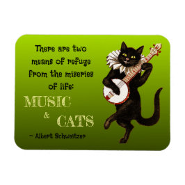 Two Means of Refuge Music Cats Schweitzer Magneet