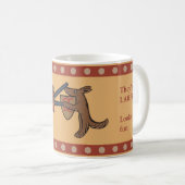 Two Medieval Wolves Coffee Mug Koffiemok (Voorkant rechts)