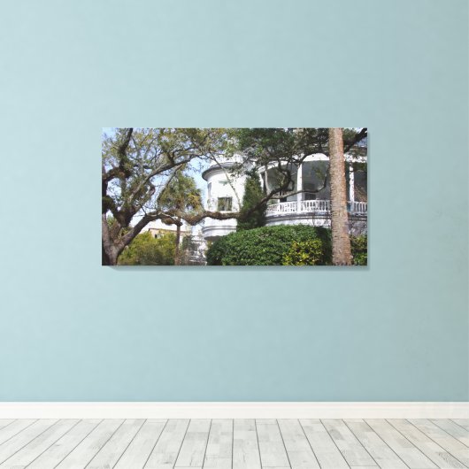 Two Meeting Street Inn, Charleston, Verenigde Stat Canvas Afdruk (Insitu (Houten vloer))