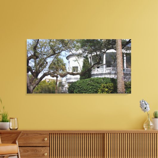 Two Meeting Street Inn, Charleston, Verenigde Stat Canvas Afdruk (Insitu (Woonkamer))