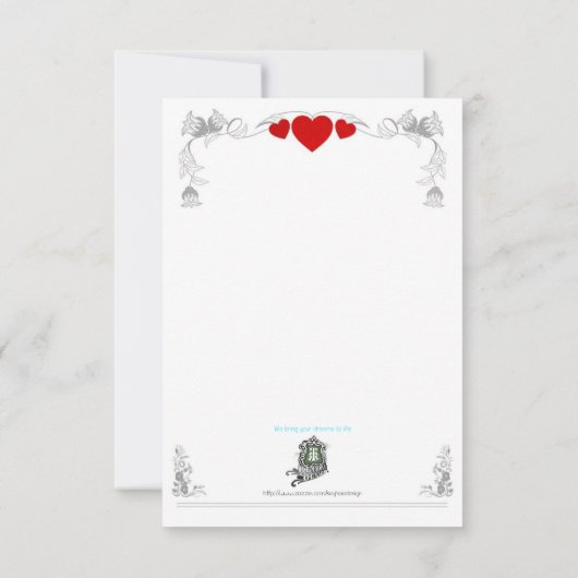 Two men in tuxedo with hats - Gay wedding Kaart (Achterkant)