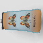 Two Monarch Butterflies Fall Colours Blue Orange Golfheadcover (Voorkant)