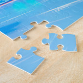 Two Moose Speed Skating on an Icy Track Legpuzzel (Zijkant)