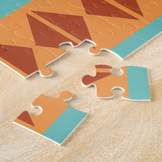 Two Native American Southwest Kokopelli Puzzle Legpuzzel (Zijkant)