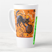 Two Neon Cat Latte Mok (Linkerhoek)