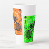 Two Neon Cat Latte Mok (Voorkant)