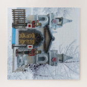 Two Nutcracker Guards outside Santas Palace Christ Legpuzzel (Horizontaal)