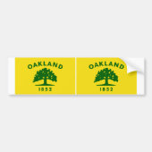 TWO Oakland, Californische vlag Bumpersticker (Voorkant)