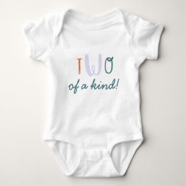 Two of a kind, tweeling baby baby groeien, 2e verj romper