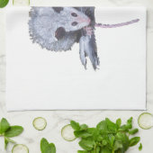 "Two Opossum" Towel Theedoek (Gevouwen)