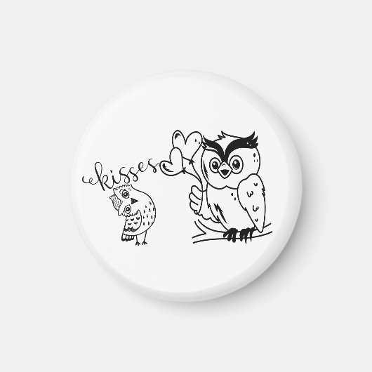 Two Owl  Magneet (Voorkant)