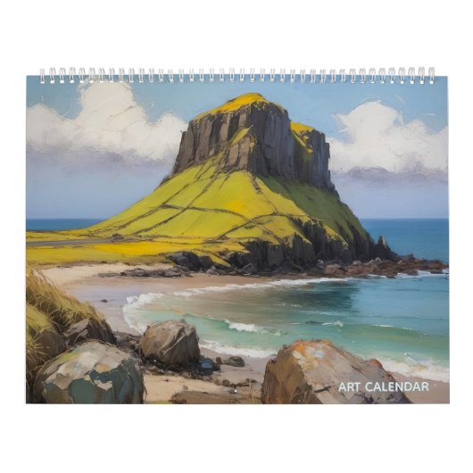 Two Page Art Calendar Kalender (Hoes)