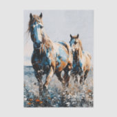 Two Paint Horses decoupage  Tissuepapier (Voorkant)