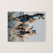 Two Paint Horses Legpuzzel (Horizontaal)