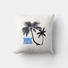 Two Palm Trees Wall Art | Tropical Minimalist Kussen