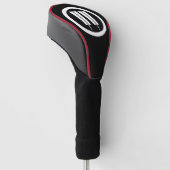 Two parallel Fans in circle Golf Head Covers (Schuin)