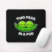 Two Peas In A D Cute Kawaii Funny  Muismat (Met muis)