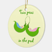 "Two Peas in the Pod" Ornament (Links)