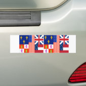 TWO Pensacola Flag Bumpersticker (Op auto)