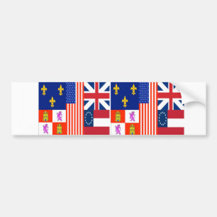 TWO Pensacola Flag Bumpersticker