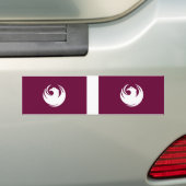 TWO Phoenix Flags Bumpersticker (Op auto)