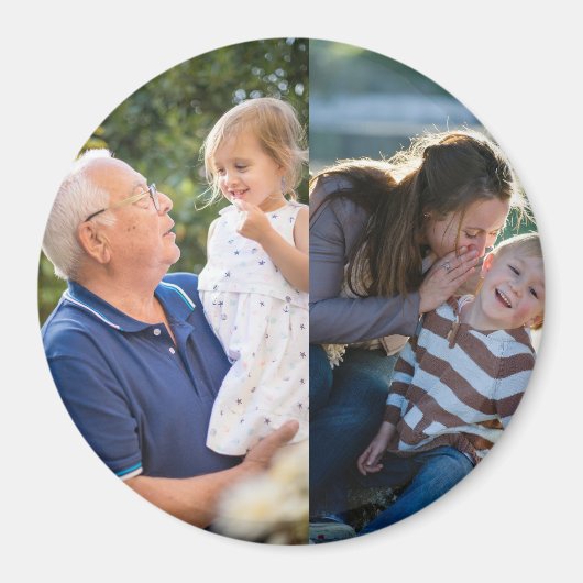 Two Photo Create Your Own Photo  Magneet (Voorkant)