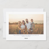 Two Photo Modern Hanukkah Feestdagenkaart (Achterkant)