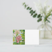 Two Plumeria Visitekaartje (Staand voorkant)