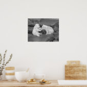 Two Polar Bear Cubs Poster (Keuken)