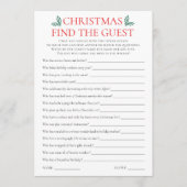 Two Printable Christmas Games Card Kaart (Voorkant)