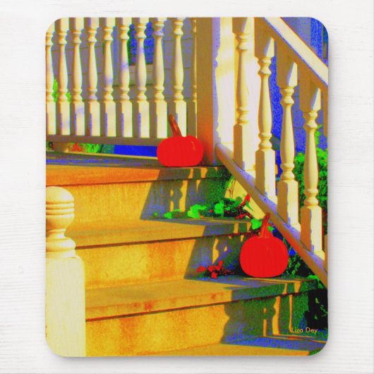 "Two Pumpkins" Mousepad Muismat (Voorkant)