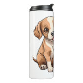 TWO PUPPIES Koffiemok Thermosbeker (Gedraaid links)