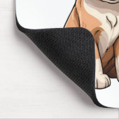 TWO PUPPIES Mouse Pad Muismat (Hoek)
