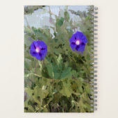Two Purple Flowers Bullet Journal Notitieboek (Achterkant)