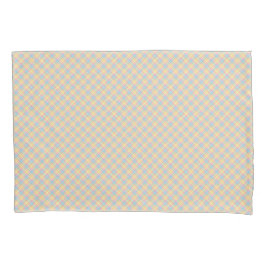 Two rectangular towels with a pastel plaid pattern kussensloop