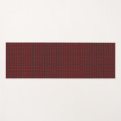 Two red and black geometric pattern ties yogamat (Voorkant (horizontaal))