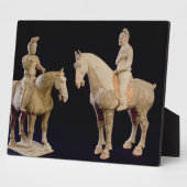 Two Riders, Chinees, Tang dynasty (618-906) (terra Fotoplaat (Zijkant)