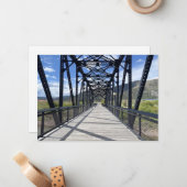 Two Rivers Bridge Notitiekaartje (Voorkant / Achterkant in situ)