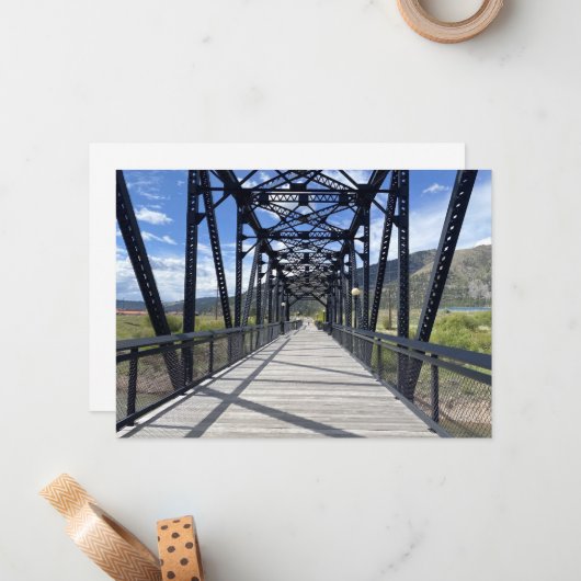 Two Rivers Bridge Notitiekaartje (Voorkant / Achterkant in situ)