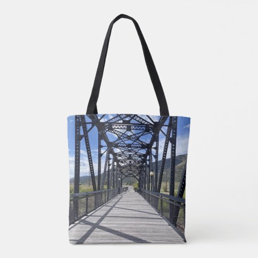 Two Rivers Bridge Tote Bag (Achterkant)
