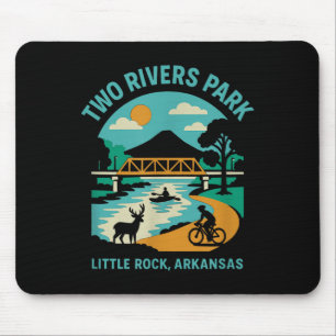 Two Rivers Park bij Little Rock, Arkansas, Bridge Muismat