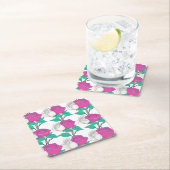 Two Rose Coaster Kartonnen Onderzetters (Insitu)