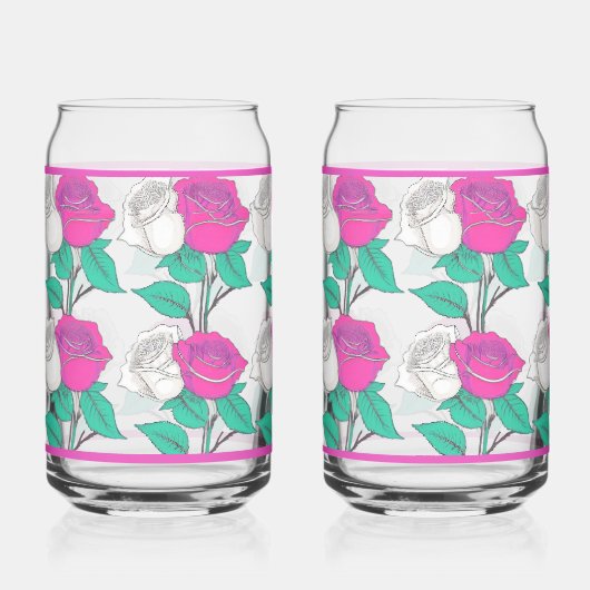 Two Roses Soda Glass Blikvorm Glas (Voorkant)