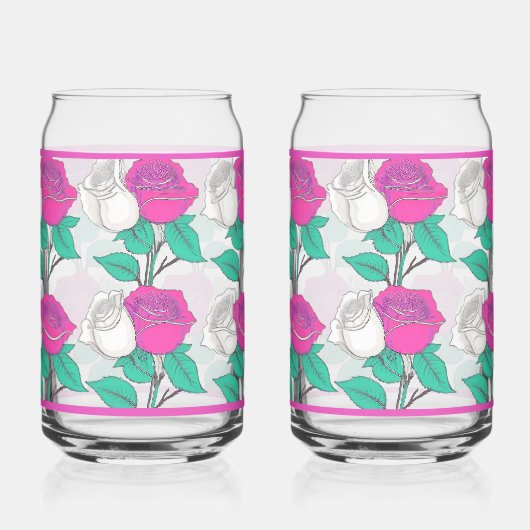 Two Roses Soda Glass Blikvorm Glas (Links)