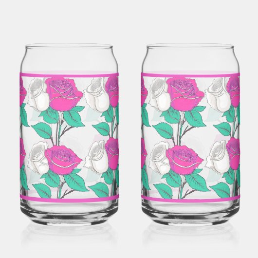 Two Roses Soda Glass Blikvorm Glas (Achterkant)