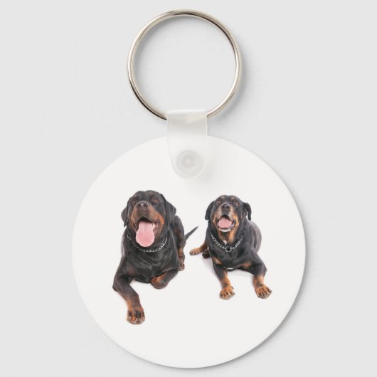 two rottweilers, sleutelhanger (Voorkant)